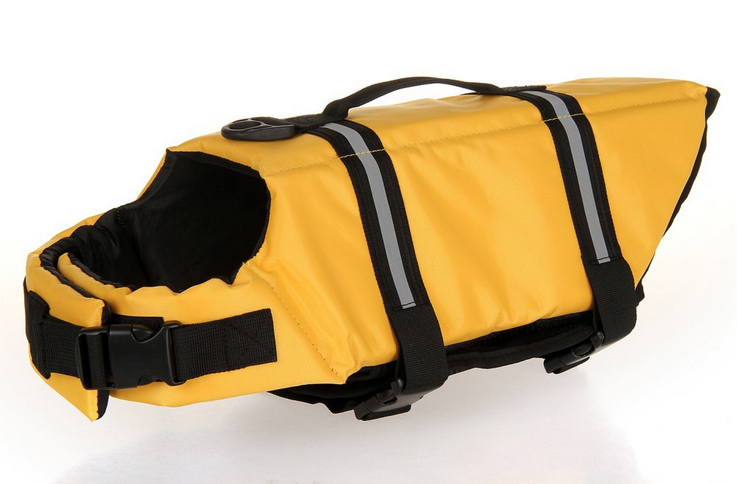 Dog Swimming Life Vest Yellow