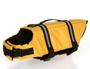 Dog Swimming Life Vest Yellow